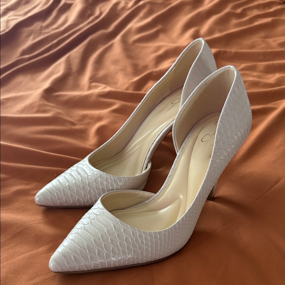 Jessica Simpson Claudette White Snake